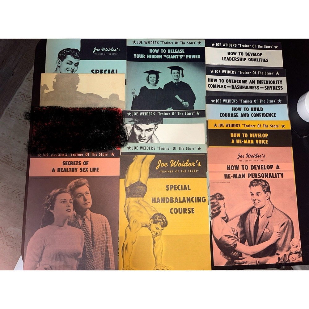 Vintage Joe Weider's Trainer of the Stars 1959 Lot Of 14 Magazines